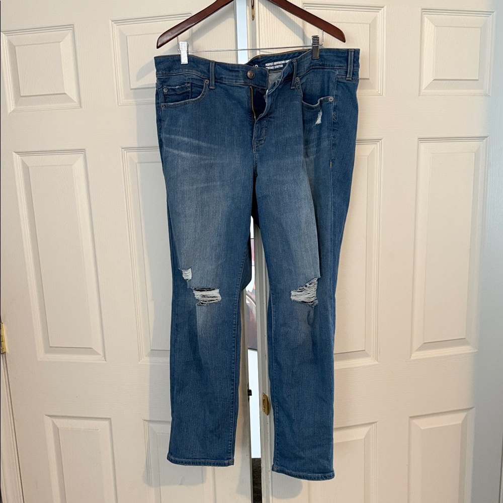 Women's Straight Leg Blue Jeans